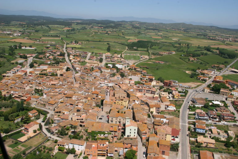 Vista aèria de VErges