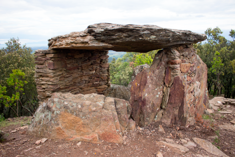 dolmen al mig de les Gavarres